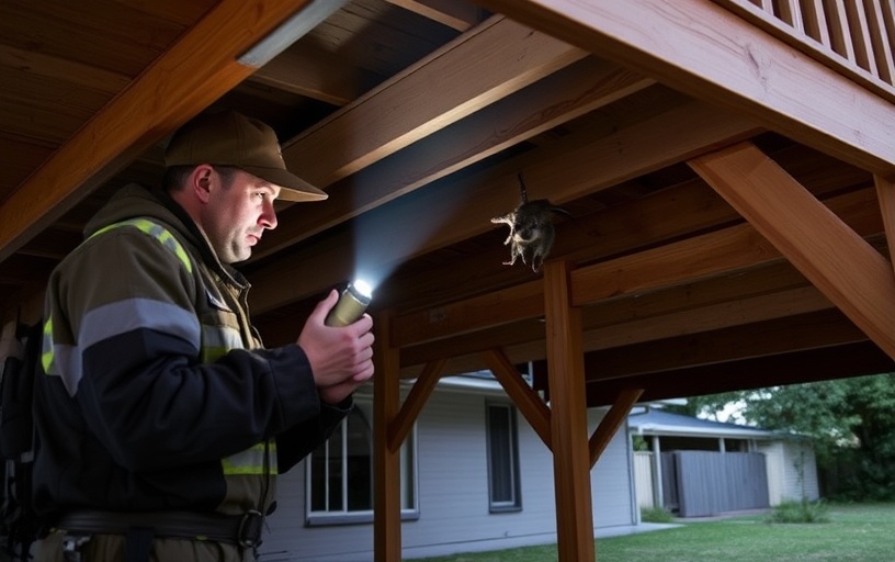 Under Deck Possum Removal in Sydenham
